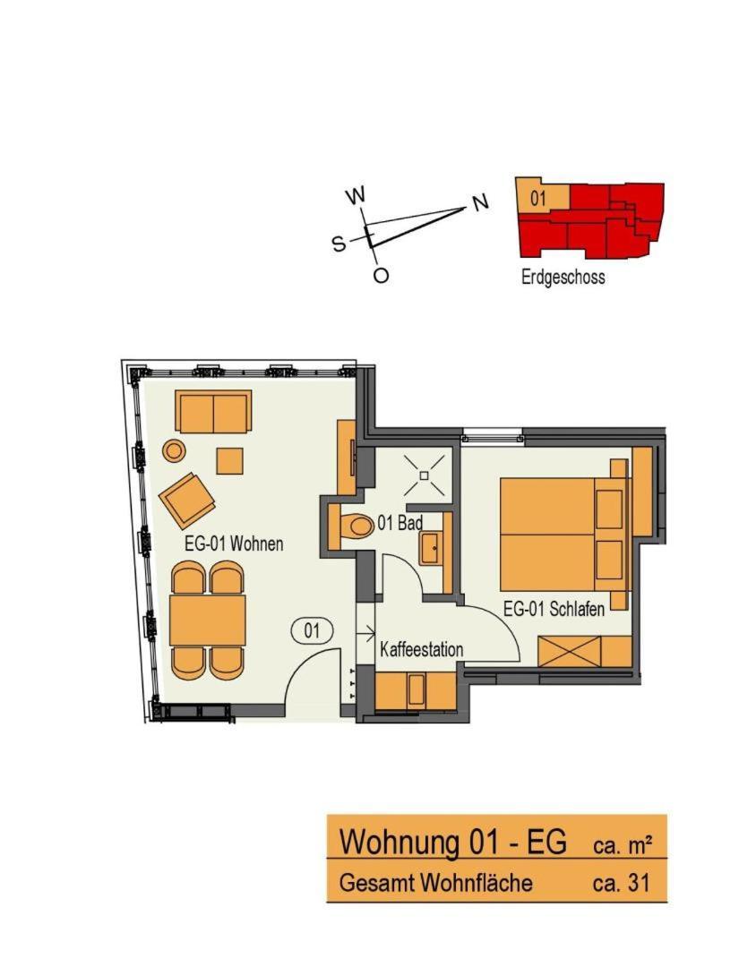 Woge2 Appartement 1 Borkum Exterior foto